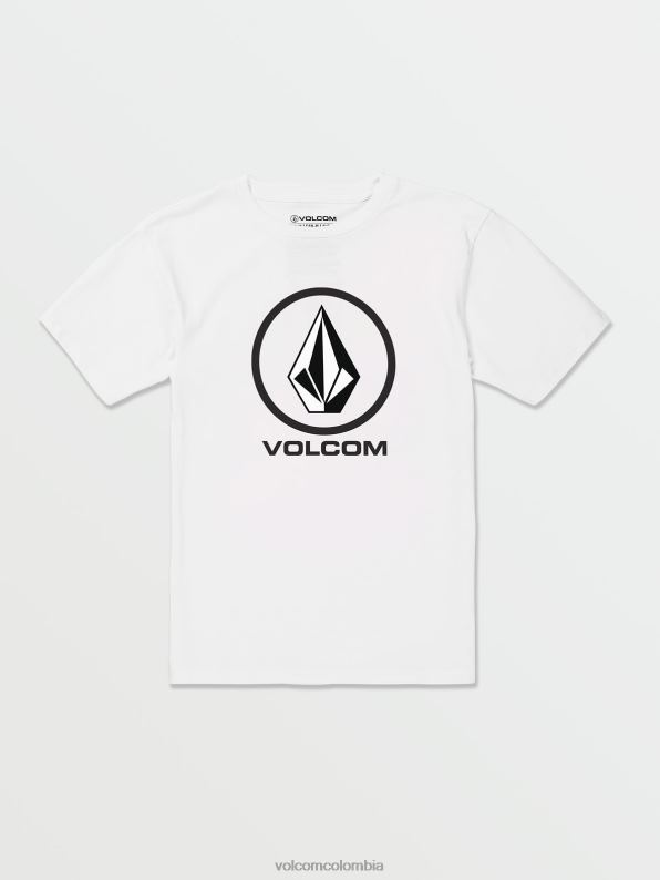 camiseta de manga corta con piedra crujiente blanco Z44ZX1116 ropa Niños - Image 4