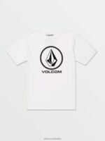 camiseta de manga corta con piedra crujiente blanco Z44ZX1116 ropa Niños - Image 5