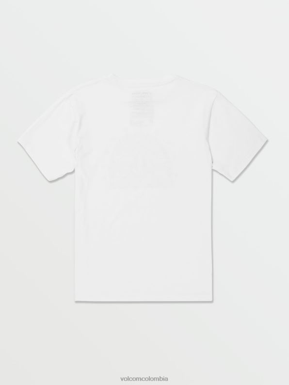 camiseta de manga corta con piedra crujiente blanco Z44ZX1116 ropa Niños - Image 6