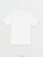 camiseta de manga corta con piedra crujiente blanco Z44ZX95 ropa hombres - Image 3