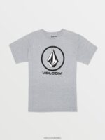 camiseta de manga corta con piedra crujiente cuero gris Z44ZX1120 ropa Niños