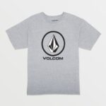 camiseta de manga corta con piedra crujiente cuero gris Z44ZX1136 ropa Niños