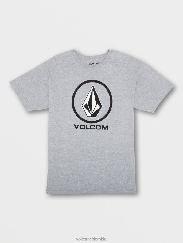 camiseta_de_manga_corta_con_piedra_crujiente_cuero_gris_z44zx92_ropa_hombres.jpg camiseta de manga corta con piedra crujiente cuero gris Z44ZX92 ropa hombres - Image 1