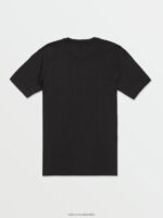 camiseta de manga corta con piedra crujiente negro Z44ZX102 ropa hombres - Image 3