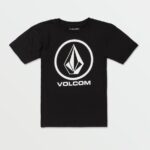 camiseta de manga corta con piedra crujiente negro Z44ZX1115 ropa Niños