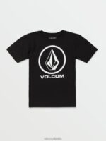 camiseta de manga corta con piedra crujiente negro Z44ZX1115 ropa Niños