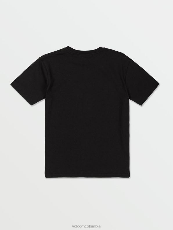 camiseta de manga corta con piedra crujiente negro Z44ZX1115 ropa Niños - Image 3
