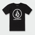 camiseta de manga corta con piedra crujiente negro Z44ZX1117 ropa Niños