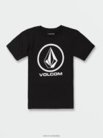 camiseta de manga corta con piedra crujiente negro Z44ZX1117 ropa Niños