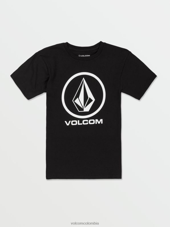 camiseta de manga corta con piedra crujiente negro Z44ZX1117 ropa Niños - Image 6