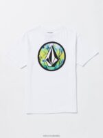 camiseta de manga corta con relleno de piedra crujiente blanco Z44ZX1161 ropa Niños