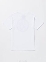 camiseta de manga corta con relleno de piedra crujiente blanco Z44ZX1161 ropa Niños - Image 3