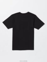 camiseta de manga corta con volantes negro Z44ZX48 ropa hombres - Image 3