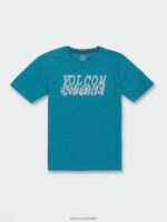 camiseta de manga corta correlator brezo verde azulado Z44ZX1140 ropa Niños
