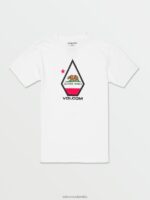 camiseta de manga corta de california blanco Z44ZX97 ropa hombres