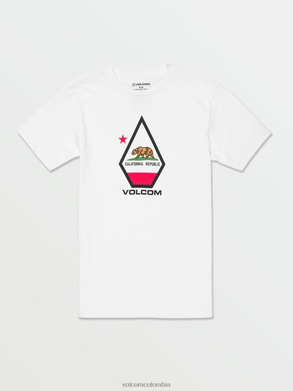 camiseta de manga corta de california blanco Z44ZX97 ropa hombres - Image 1
