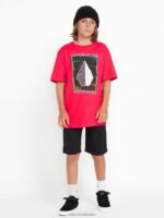 camiseta de manga corta de concurso cinta roja Z44ZX1125 ropa Niños