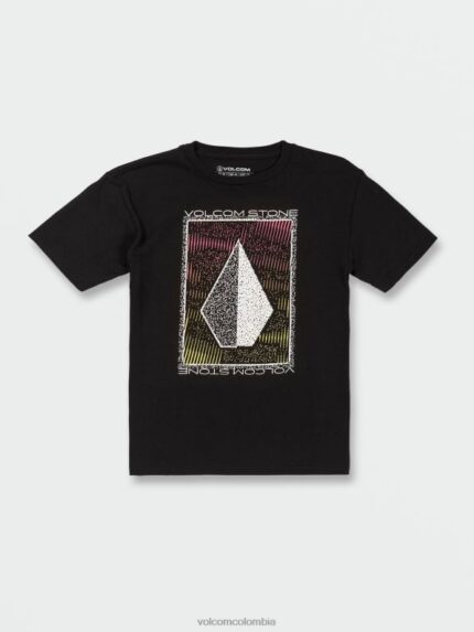 camiseta de manga corta de concurso negro Z44ZX1148 ropa Niños