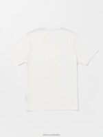 camiseta de manga corta de la sección de la granja a la lana blanquecino Z44ZX26 ropa hombres - Image 2