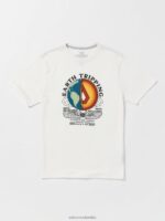 camiseta de manga corta de la sección de la granja a la lana blanquecino Z44ZX26 ropa hombres
