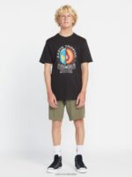 camiseta de manga corta de la sección de la granja a la lana sigilo Z44ZX36 ropa hombres - Image 5