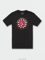 camiseta de manga corta de las vegas negro Z44ZX107 ropa hombres
