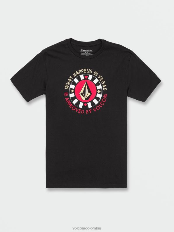 camiseta de manga corta de las vegas negro Z44ZX107 ropa hombres - Image 1
