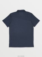 camiseta de manga corta de polo Hazard Pro brezo azul marino Z44ZX139 ropa hombres - Image 3