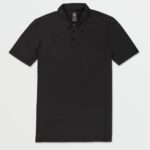 camiseta de manga corta de polo Hazard Pro negro Z44ZX145 ropa hombres
