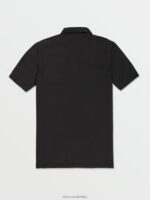 camiseta de manga corta de polo Hazard Pro negro Z44ZX145 ropa hombres - Image 3