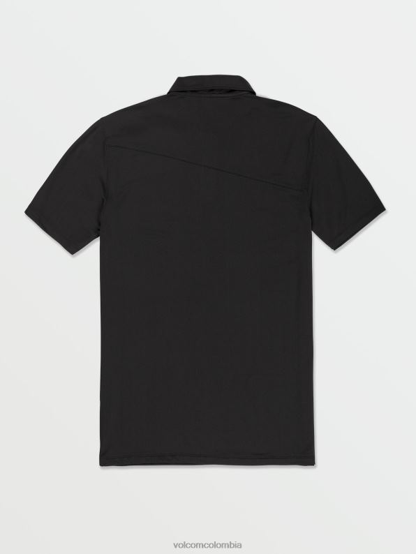 camiseta de manga corta de polo Hazard Pro negro Z44ZX145 ropa hombres - Image 3
