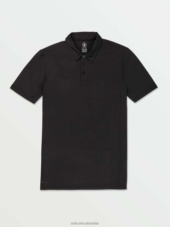camiseta_de_manga_corta_de_polo_hazard_pro_negro_z44zx145_ropa_hombres.jpg camiseta de manga corta de polo Hazard Pro negro Z44ZX145 ropa hombres - Image 1