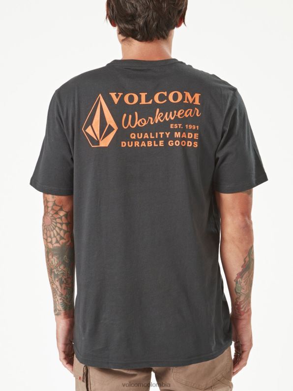 camiseta de manga corta de ropa de trabajo negro Z44ZX64 ropa hombres - Image 20