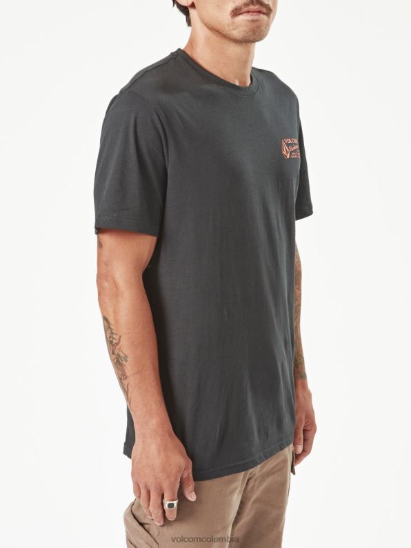 camiseta de manga corta de ropa de trabajo negro Z44ZX64 ropa hombres - Image 4