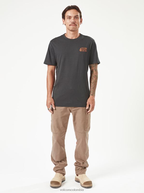 camiseta de manga corta de ropa de trabajo negro Z44ZX64 ropa hombres - Image 6