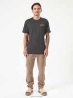 camiseta de manga corta de ropa de trabajo negro Z44ZX64 ropa hombres - Image 7