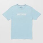 camiseta de manga corta de tiroteo azul brumoso Z44ZX46 ropa hombres