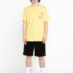 camiseta de manga corta de vida pesada luz amarilla Z44ZX68 ropa hombres