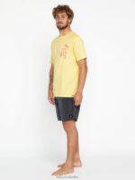 camiseta de manga corta de vida pesada luz amarilla Z44ZX68 ropa hombres - Image 6
