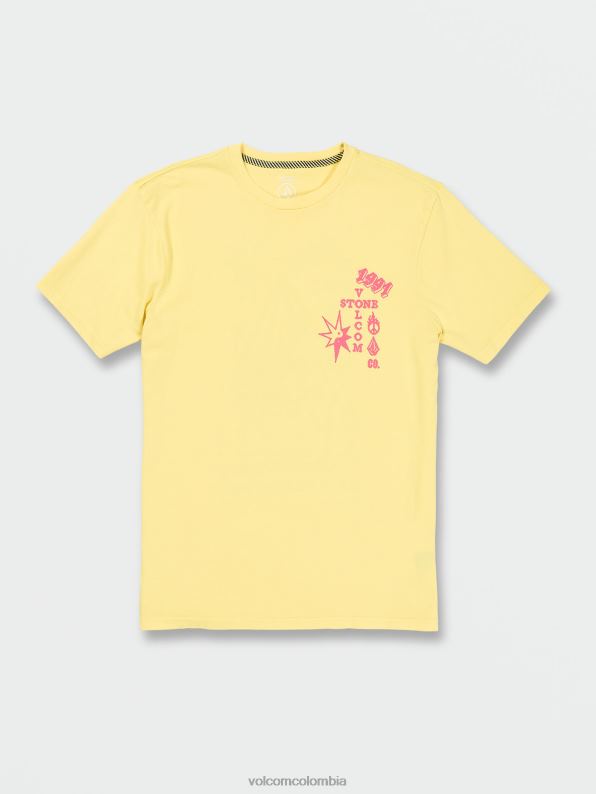 camiseta de manga corta de vida pesada luz amarilla Z44ZX68 ropa hombres - Image 9