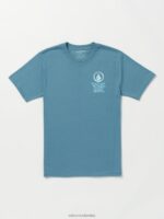 camiseta de manga corta ez peazy cresta índigo Z44ZX27 ropa hombres