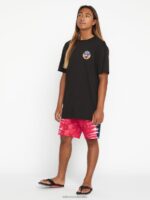 Camiseta de manga corta Freedomeagle negro Z44ZX84 ropa hombres