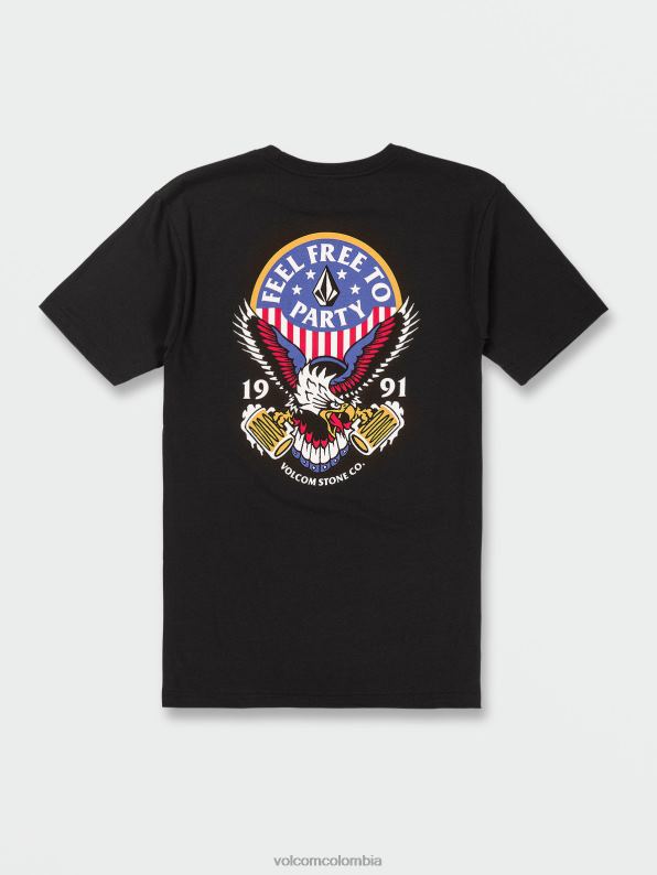 Camiseta de manga corta Freedomeagle negro Z44ZX84 ropa hombres - Image 7