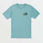 Camiseta de manga corta Goalden Bear cali azul brezo Z44ZX91 ropa hombres