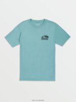 Camiseta de manga corta Goalden Bear cali azul brezo Z44ZX91 ropa hombres