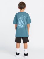 camiseta de manga corta iron91 cresta índigo Z44ZX1159 ropa Niños - Image 7