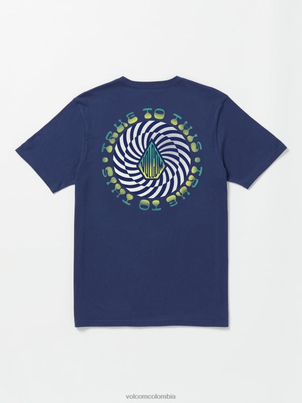 camiseta de manga corta iron91 finca azul Z44ZX55 ropa hombres - Image 3