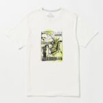 camiseta de manga corta martillada blanquecino Z44ZX25 ropa hombres