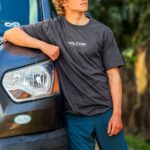 camiseta de manga corta neweuro carbón Z44ZX6 ropa hombres