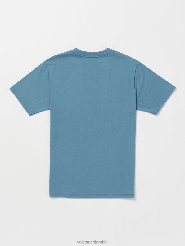 camiseta de manga corta neweuro cresta índigo Z44ZX38 ropa hombres - Image 3